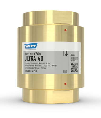 Предохранительный клапан для газа - ULTRA 40 - WITT-Gasetechnik - DIN / резьбовой / очистки