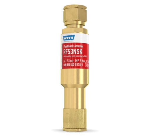 Предохранительный затвор для разрезания и пайки - RF53NSK - WITT-Gasetechnik - для производства стекла / для регулятора давления / для водорода