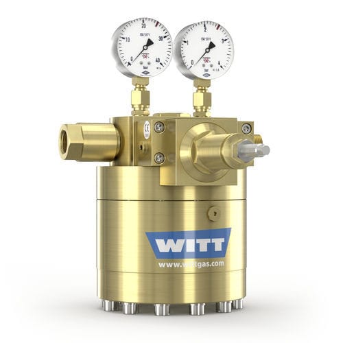 Регулятор давления для ацетилена - ADR 75 - WITT-Gasetechnik - с куполом / одноуровневый / из латуни