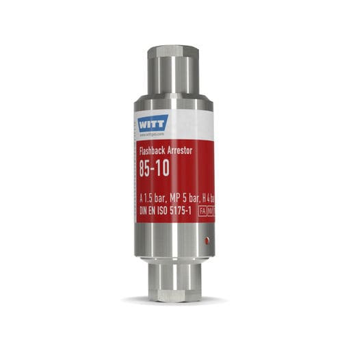 Предохранительный затвор с запорным клапаном - F85-10N-ES - WITT-Gasetechnik - для процесса / для лабораторий / для химической промышленности