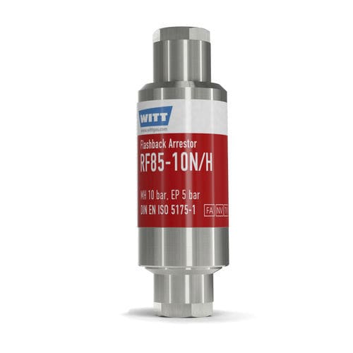 Предохранительный затвор с запорным клапаном - F85-10N/H-ES - WITT-Gasetechnik - для процесса / для лабораторий / для химической промышленности