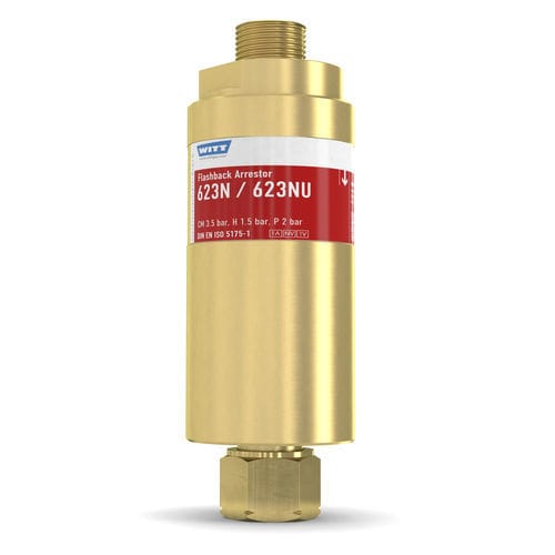 Предохранительный затвор для геотермического применения - 623N/NU - WITT-Gasetechnik - для производства стекла / для водорода / для разрезания и пайки