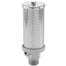 Глушитель для регулировки - VCHN series - SMC PNEUMATIC - трубчатый / из металла