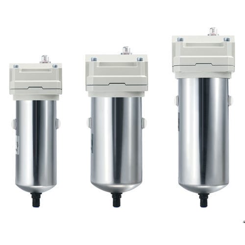 Воздушный фильтр - AFF series - SMC PNEUMATIC - с картриджем / под давлением / промышленный
