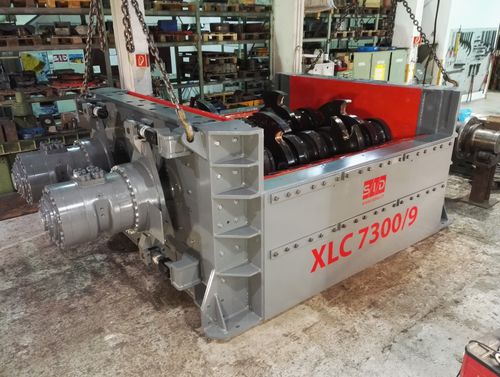 Первичный измельчитель -  XLC 7300 - SID Société Industrielle de la Doux SA - с 2 валами / для твердых и сыпучих отходов