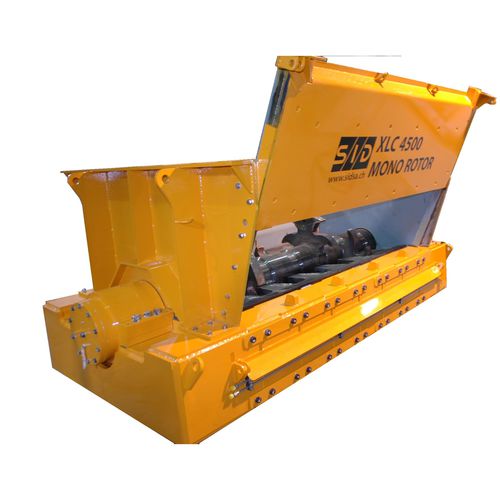 Первичный измельчитель - XLC 4500 MR - SID Société Industrielle de la Doux SA - с 1 валом / для твердых и сыпучих отходов