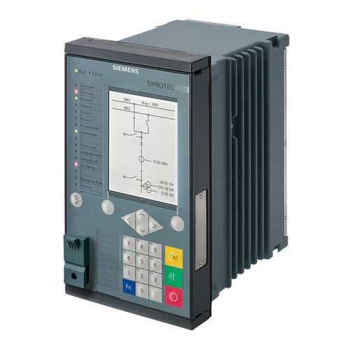 Дифференциальное защитное реле - SIPROTEC 7SD82 - SIEMENS Energy automation and smart grid - напряжения / для воздушной электропередачи / для монтажа на панели