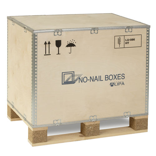 Ящичный поддон одноразового применения - ISIBOX 66 - NO-NAIL BOXES - из фанеры / для хранения / транспортный