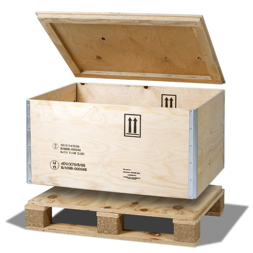 Транспортный ящичный поддон - RIBOX 61 DG Series - NO-NAIL BOXES - из фанеры / для хранения / для разгрузочно-погрузочных работ