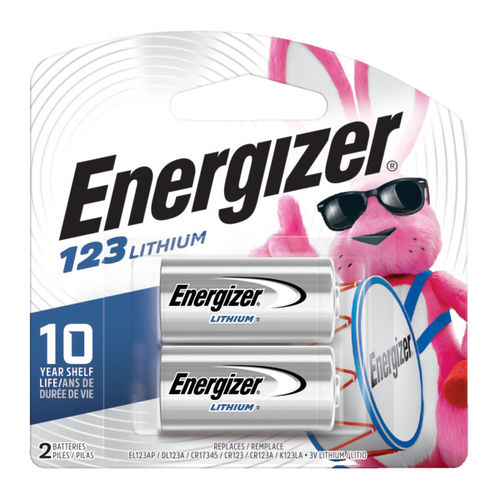 Литиевый аккумулятор - 123 - Energizer Holdings Inc. - цилиндрический / 3 V / IEC