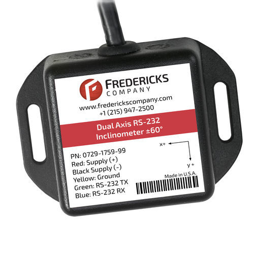 Наклономер 2 оси - 0729-1759-99 - The Fredericks Company - RS-232 / аналоговый / MEMS