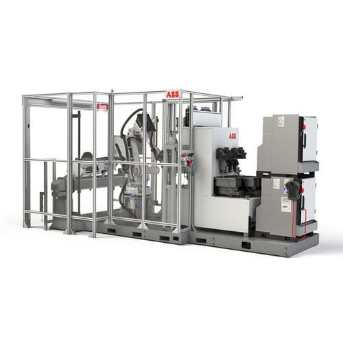 Роботизированная ячейка для разгрузочно-погрузочных работ - Plastics Assembly Clipping Cell - ABB Robotics - для питания / для измерений / дозировочная