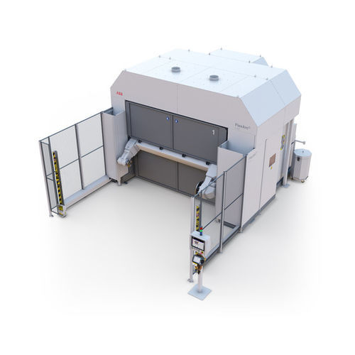 Роботизированная ячейка для сварки - FlexArc K - ABB Robotics - для дуговой сварки / для питания / для автомобилестроения