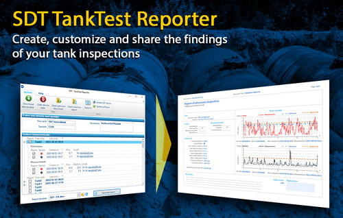 Программное обеспечение для составления отчетности - SDT TankTest Reporter - SDT Ultrasound - pour измеритель герметичности / Windows