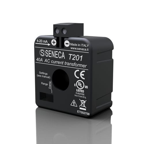 Преобразователь тока с открытым контуром - T201 - SENECA | AUTOMATION INTERFACES - на DIN-рейке / AC / DC