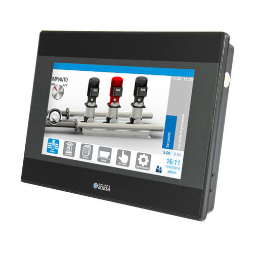 HMI с сенсорным экраном - VISUAL2E - SENECA | AUTOMATION INTERFACES - встраиваемый / 800x480 / ARM Cortex-A8