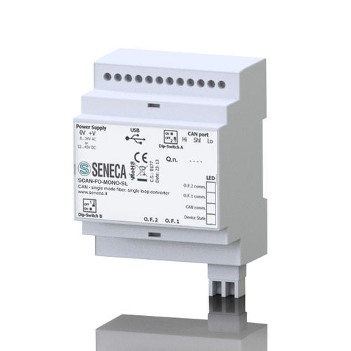 Коммуникационный преобразователь - SCAN-FO series - SENECA | AUTOMATION INTERFACES - Ethernet / из оптоволокна / CAN