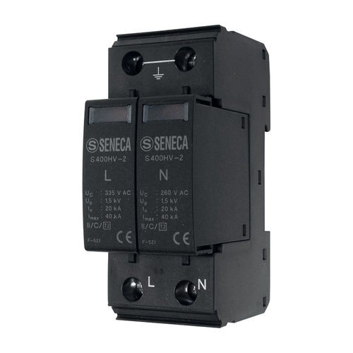 Молниеотвод тип 2 - S400HV-2 - SENECA | AUTOMATION INTERFACES - класс II / для источника электропитания / переменный ток
