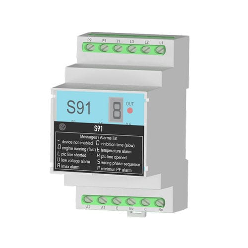 Защитное реле напряжения - S91 - SENECA | AUTOMATION INTERFACES - тока / для измерения температуры / коэффициента мощности