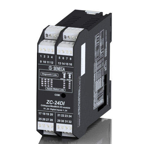 Цифровой входной модуль - ZC-24DI - SENECA | AUTOMATION INTERFACES - ModBUS RTU / RS485 / CANopen