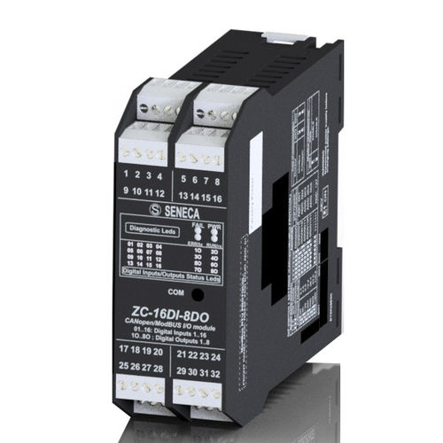 Цифровой модуль входа/выхода - ZC-16DI-8DO - SENECA | AUTOMATION INTERFACES - CANopen / ModBUS RTU / RS485