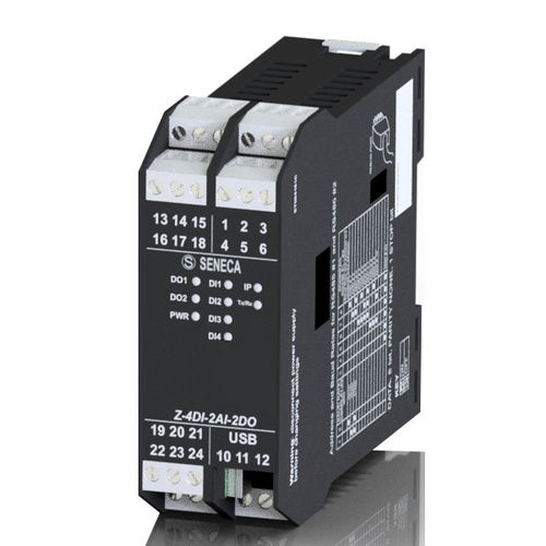 Аналоговый модуль входа/выхода - Z-4DI-2AI-2DO - SENECA | AUTOMATION INTERFACES - цифровой / USB / ModBUS RTU