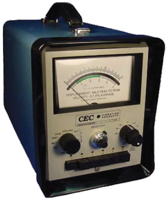 Виброметр для турбины - max. 260 VAC, max. 400 Hz | 1-157 - CEC Vibration Products - переносной