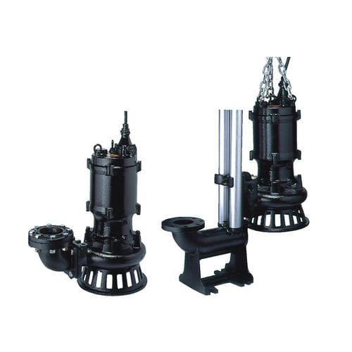 Насос с ротором - SF series - TSURUMI MANUFACTURING CO., LTD. - для сточных вод / электрический / погружной