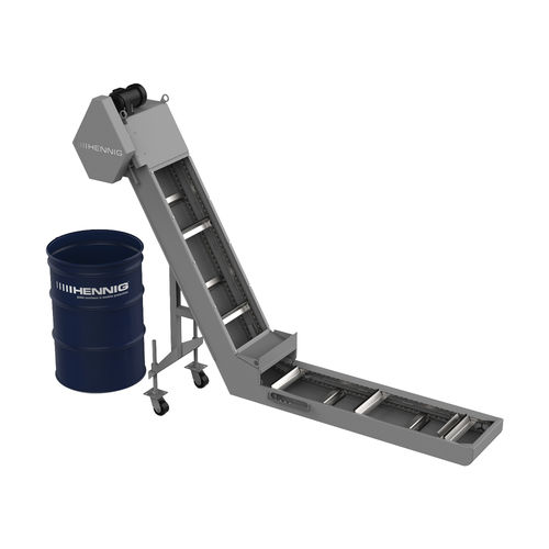 Конвейер со сбрасывателем -  K - Hennig - ленточный / горизонтальный / для погрузки/разгрузки