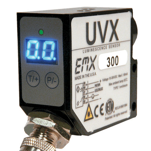 Люминесцентный детектор с высокой скоростью - UVX series - EMX Industries Inc. - высокая скорость / большая дальность действия / из металла