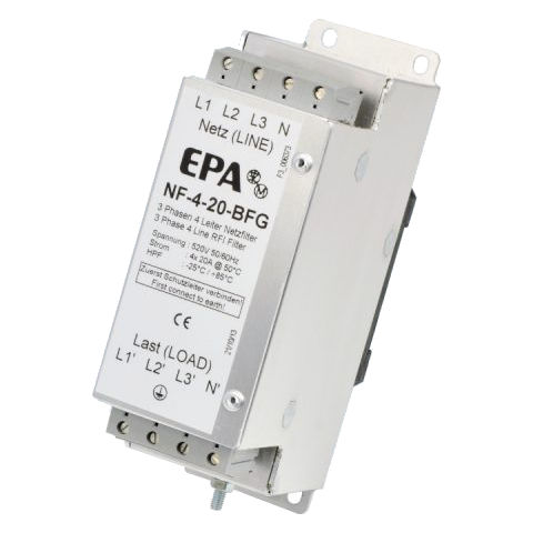 Электронный фильтр нижних частот - NF-4-BFG  - EPA GmbH - пассивного типа / RFI / компактный