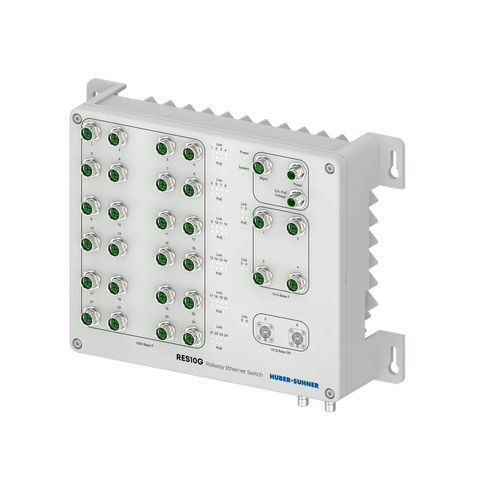Управляемый коммутатор Ethernet - RES10G-2804-2SR-26P - HUBER+SUHNER - 30 портов / уровня 2 / уровня 3