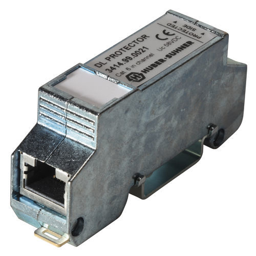 Молниеотвод тип 3 - 3414.99.0021 - HUBER+SUHNER - внешний / для линии передачи данных и телекоммуникации / питание по Ethernet
