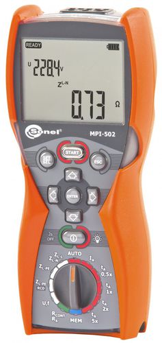 Тестер для электроустановки - MPI-502 - Sonel SA - напряжения / непрерывности / остаточного тока