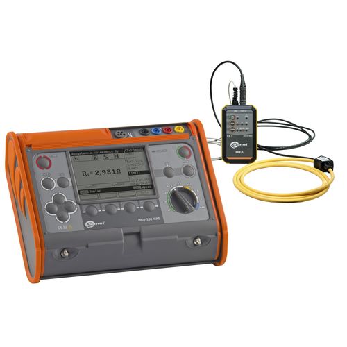 Тестер сопротивления заземления - MRU-200-GPS with ERP-1 adapter - Sonel SA - непрерывности / электрический / тока утечки