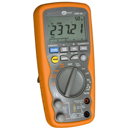 Цифровой мультиметр - CMM-40 - Sonel SA - переносной / 1000 В / 10 A