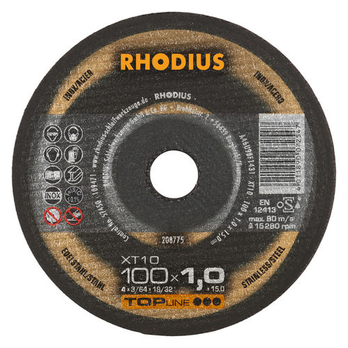 Режущий круг для металла - XT10 - RHODIUS - из стали / тонкий