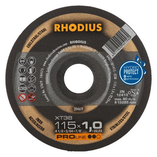 Режущий круг для металла - XT38 - RHODIUS - из стали / тонкий