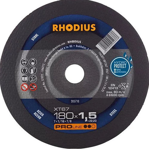 Режущий круг для стали - XT67 - RHODIUS - для строительства / для угловой шлифовальной машины / для портативных устройств