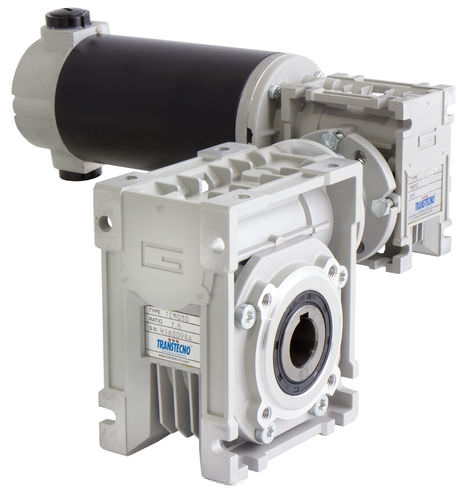 Мотор-редуктор DC - 0.1 - 0.8 kW, 15 - 2 112 Nm | ECMM series - Transtecno - червячный / ортогональный / с полым валом