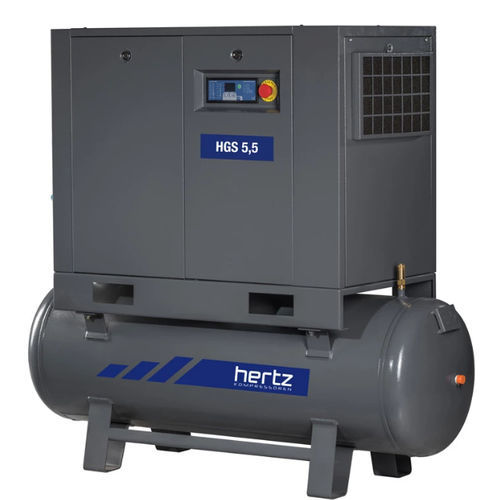 Ротационный компрессор - H series - Hertz Kompressoren GmbH - воздушный / с электродвигателем / стационарный