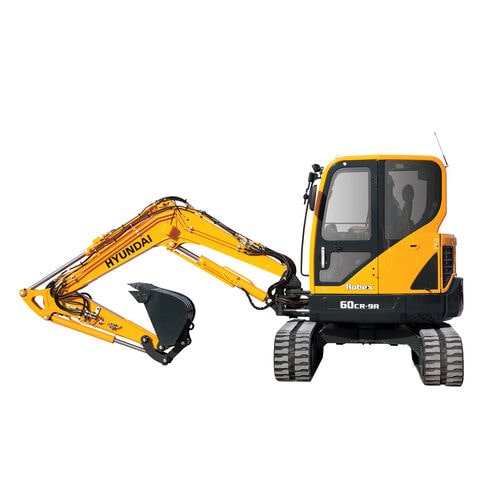 Компактный экскаватор - R60CR-9A - Hyundai Construction Equipment Americas, Inc. - малогабаритный / гусеничный / Tier 4 final