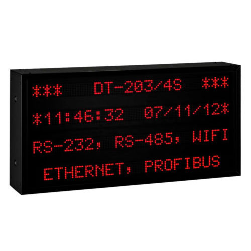 Табло LED - DT203/NE - DITEL - буквенно-цифровое / промышленное / Modbus