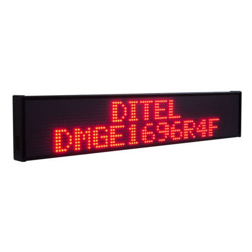 Буквенно-цифровое табло - DMGE1696 - DITEL - большой формат / для наружного применения