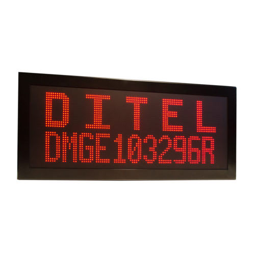 Буквенно-цифровое табло - DMGE103296 - DITEL - большой формат / для наружного применения
