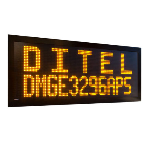 Буквенно-цифровое табло - DMGE3296 - DITEL - большой формат / для наружного применения