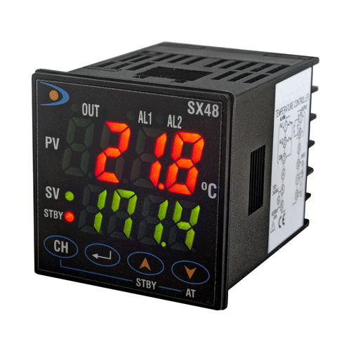Регулятор температуры с двойным индикатором - Syros SX48 - DITEL - PID / термоэлектрический / компактный