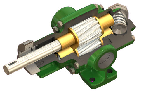 Шестеренный гидравлический насос - max. 300 psi, max. 135 gpm | AE series - Roper Pump