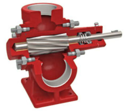 Насос с внутренним зубчатым зацеплением - max. 75 psi, max. 11.3 gpm | 2835 series - Roper Pump - для химических продуктов / электрический / промышленный