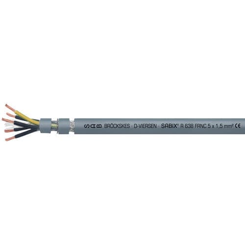 Электрический кабель без галогенов - SABIX® R 638 FRNC - SAB BROECKSKES GMBH & Co. KG - питания / DIN / изолированный